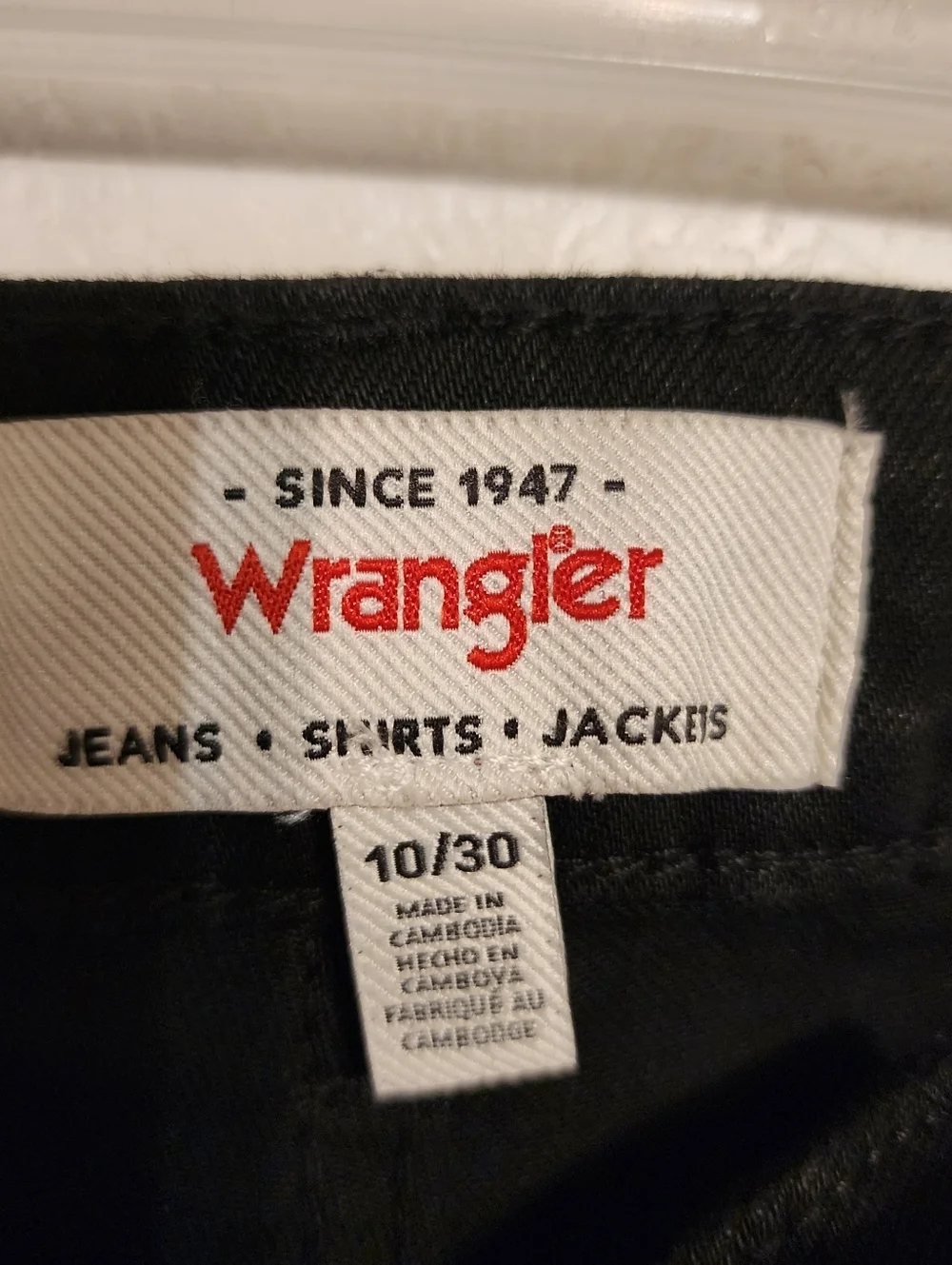 Wrangler high rise